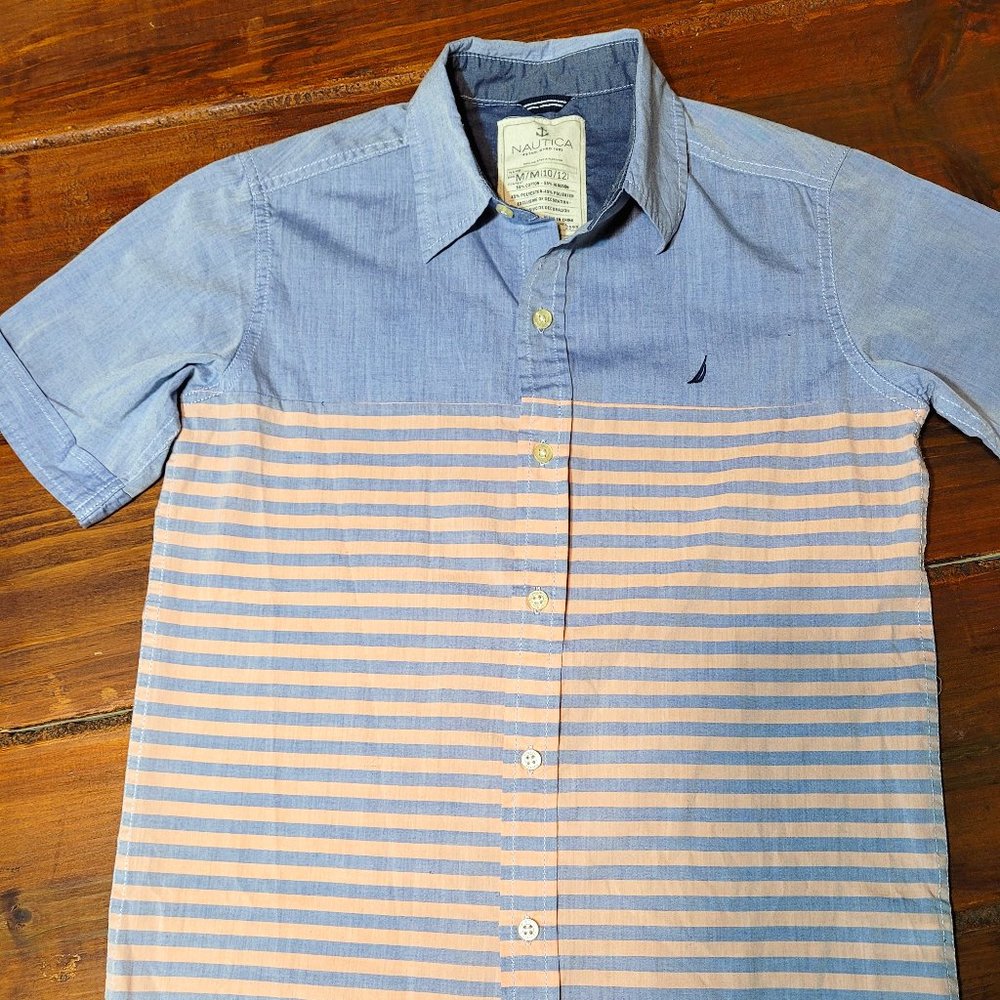Nautica Boy's Buttom Shirt - 10/12